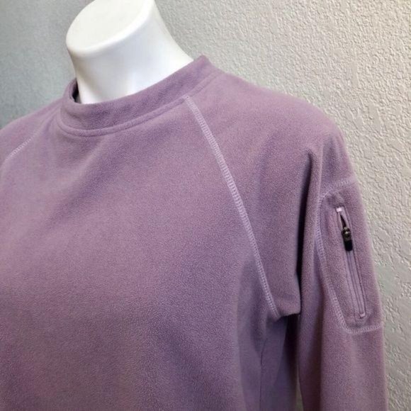 Cabela's Jackets & Blazers - 🔥Cabela’s fleece pullover light purple arm pocket